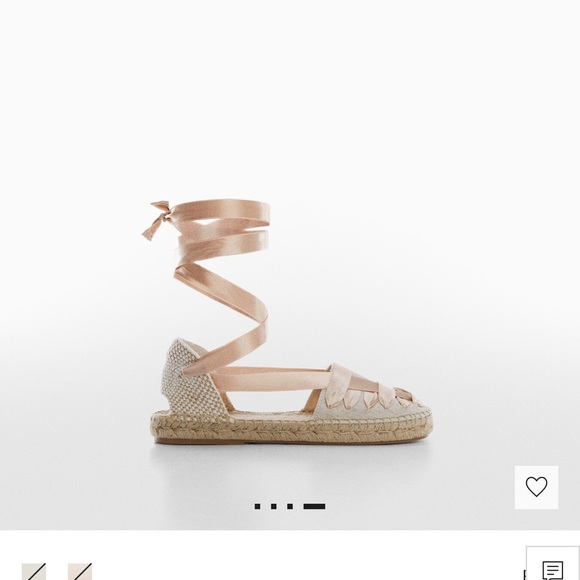 Mango Girls Espadrille Sandals - 4Y - Picture 1 of 8
